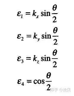 y旋转β,z旋转α,旋转方程为r=[cos(a)*cos(b), cos(a)*sin*(b)*sin(y
