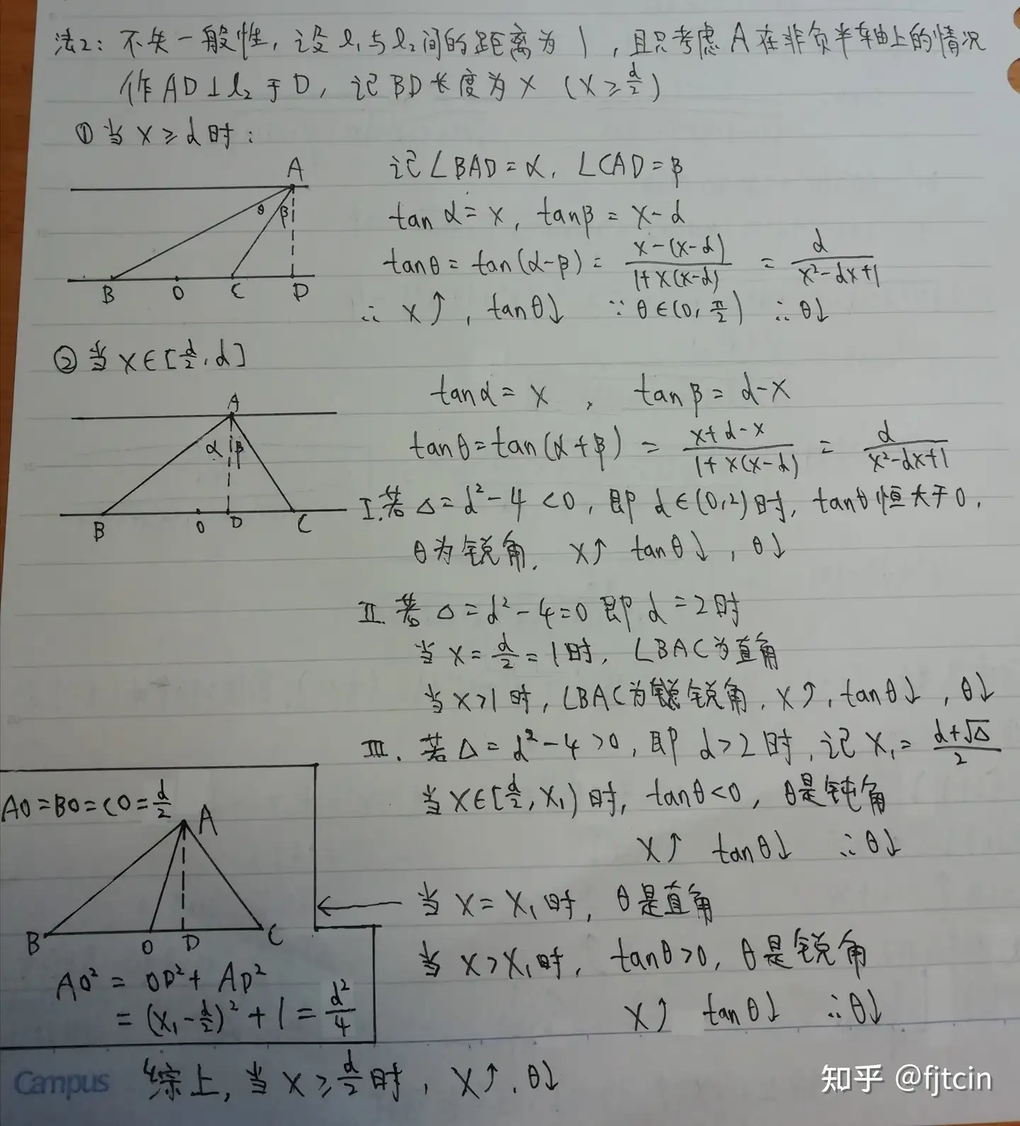 一道高中三角函数 不等式题的联想 知乎