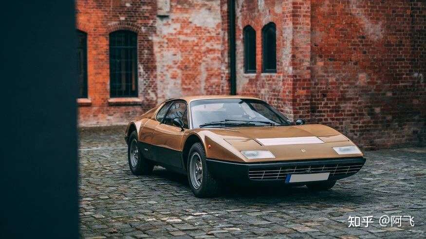不止红色旋风 稀有的金色法拉利365 Gt4 知乎