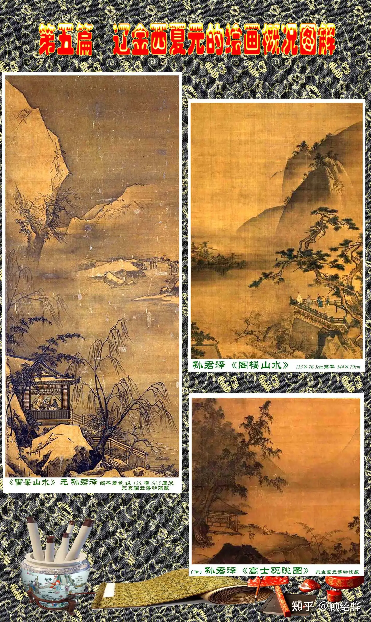 顾绍骅编辑中国画知识普及版第五篇辽金西夏元的绘画概况下三- 知乎