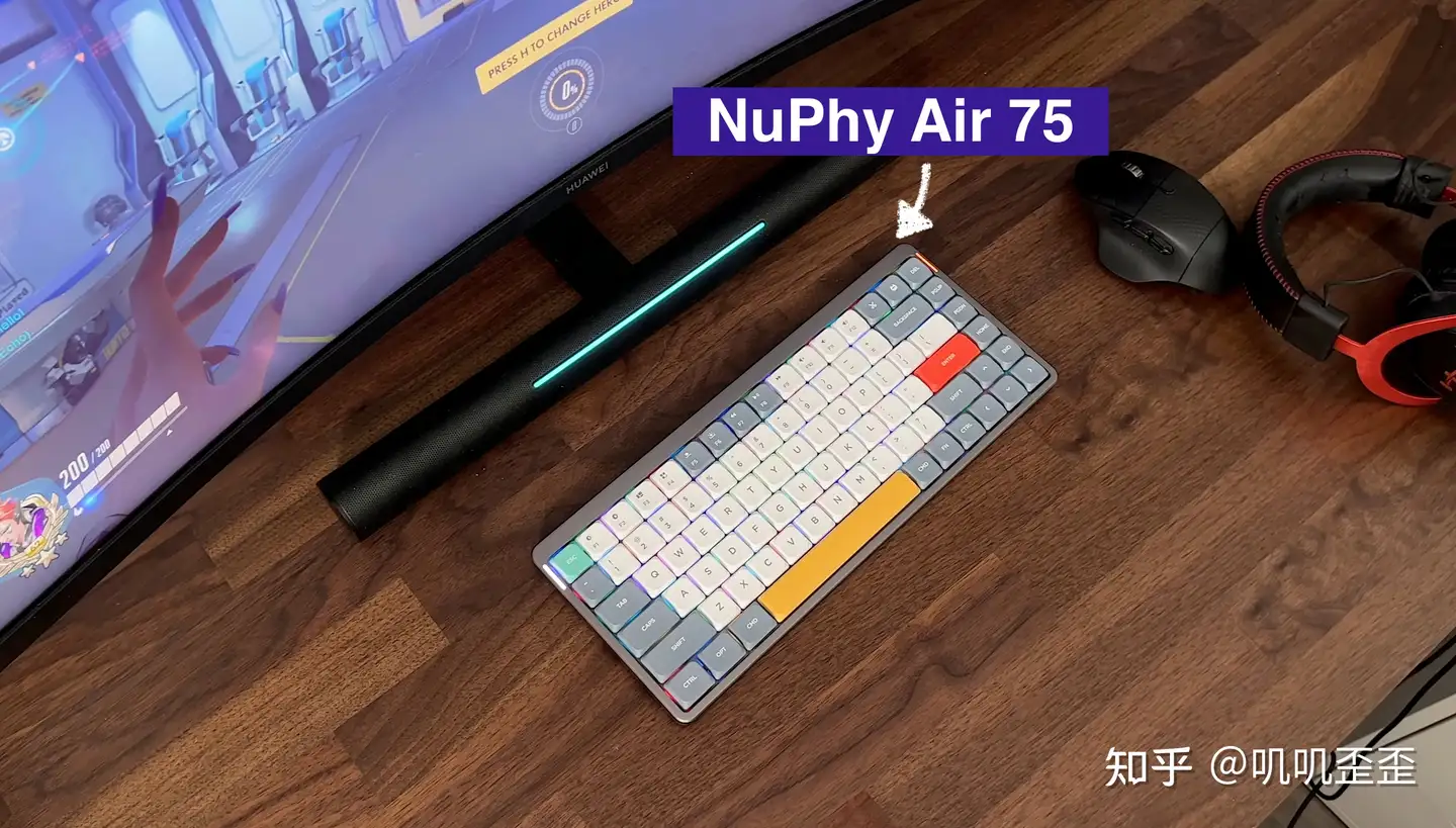 让人眼前一亮的紧凑型三模键盘推荐｜NuPhy Air 75！ - 知乎