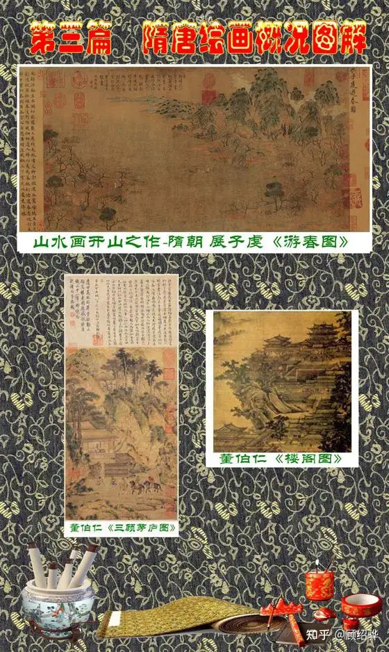 顾绍骅编辑中国画知识普及版第三篇隋唐绘画概况上- 知乎