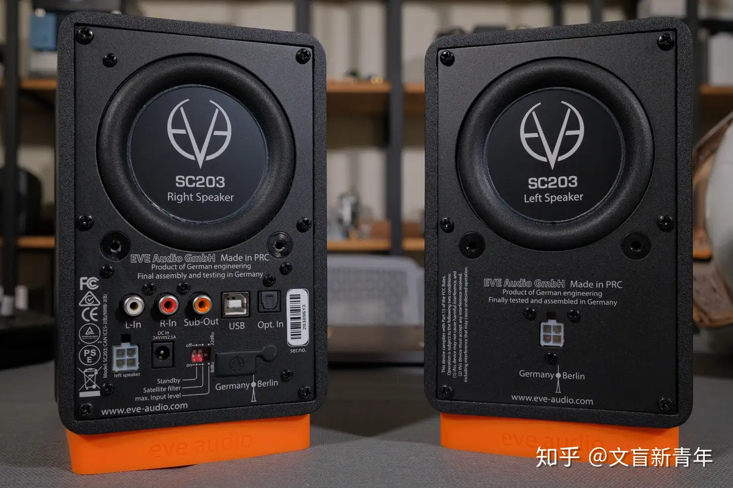 愛用 eve Audio audio EVE 三吋監聽喇叭一對 SC203 美品 SC203