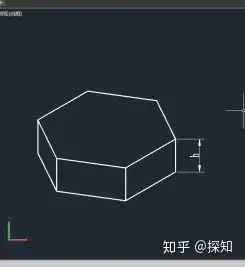 六棱柱正等轴测图画法图片