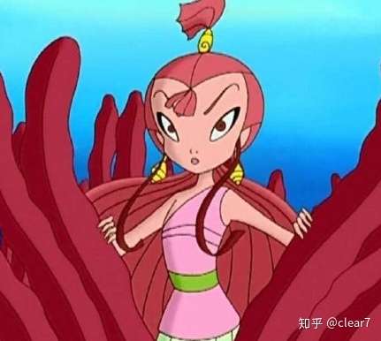 后脑勺的两个牛角虽然让人摸不着头脑,但可以看出跟石矶娘娘有几分