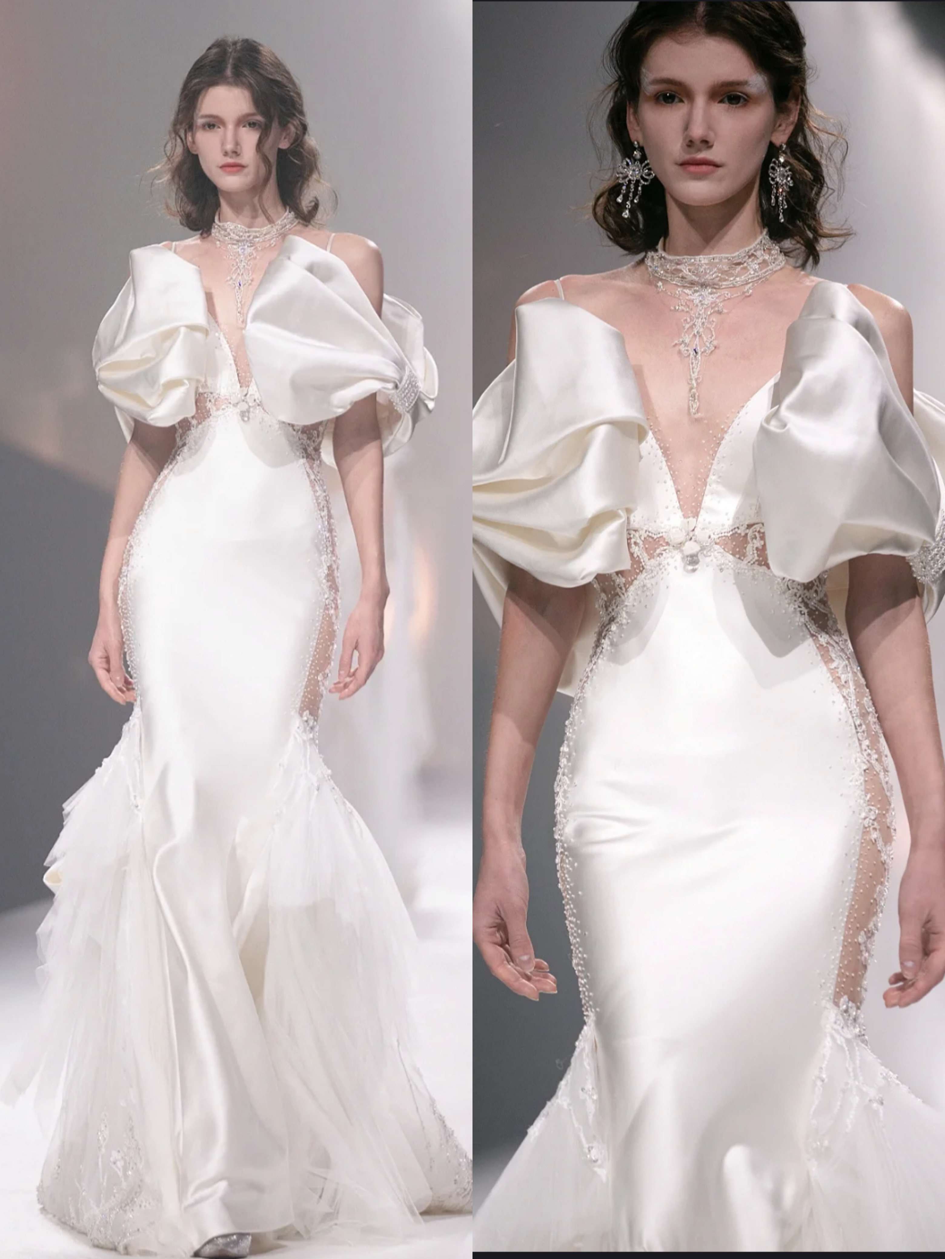 包晓贝的世界 的想法: 秀场上的婚纱,绝美～ 哪一款能让你一眼