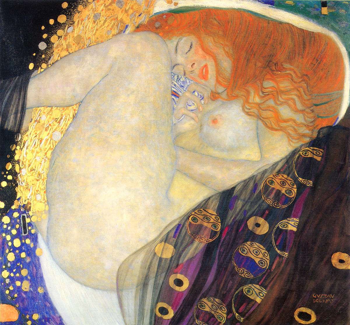 Danae, by Gustav Klimt