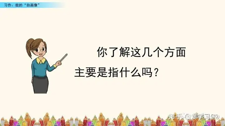 部编版四年级下册第七单元作文《我的“自画像”》写作指导