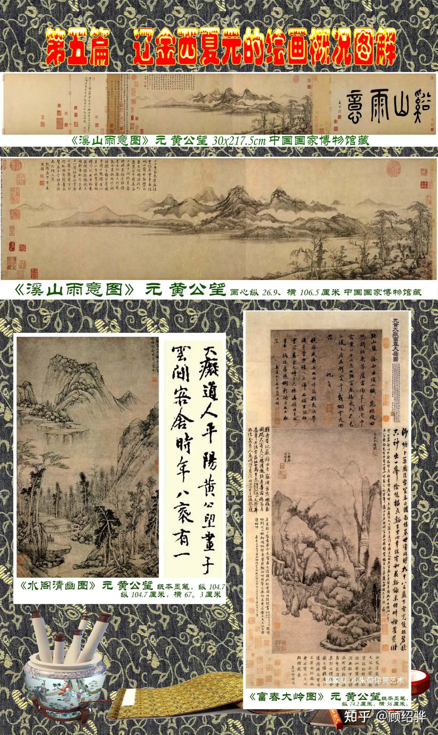 顾绍骅编辑中国画知识普及版第五篇辽金西夏元的绘画概况上三- 知乎