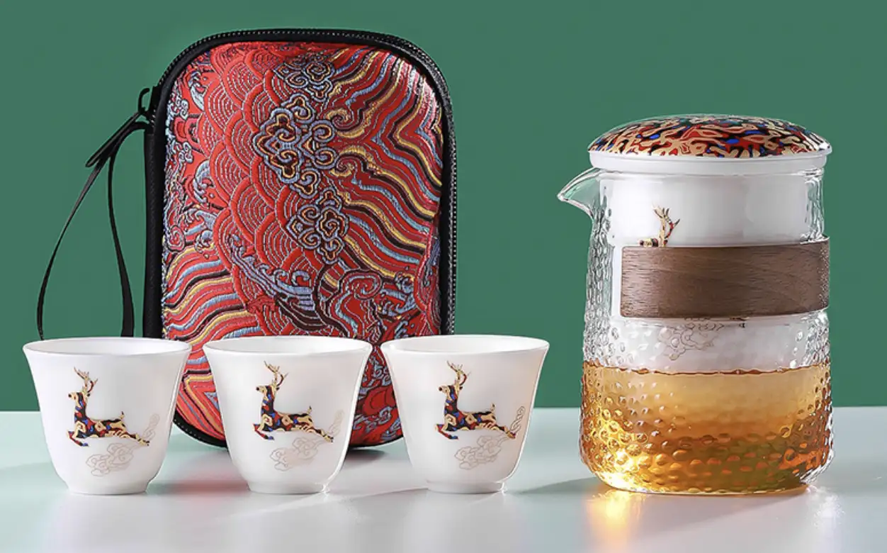 Compatto set da tè da viaggio - Compact travel tea set - 紧凑型旅行茶具