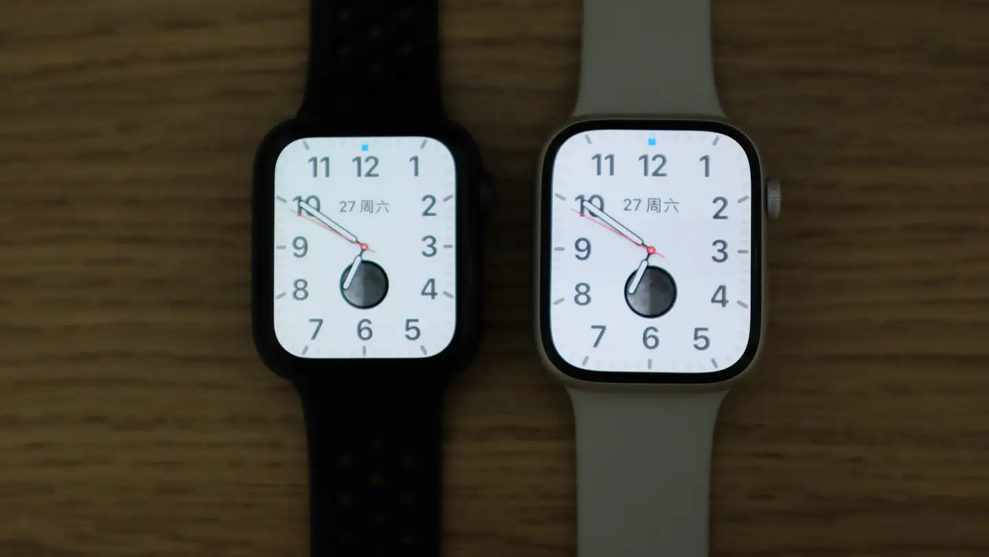 Apple Watch Series 7 和Series 4 真机对比和选购建议- 知乎