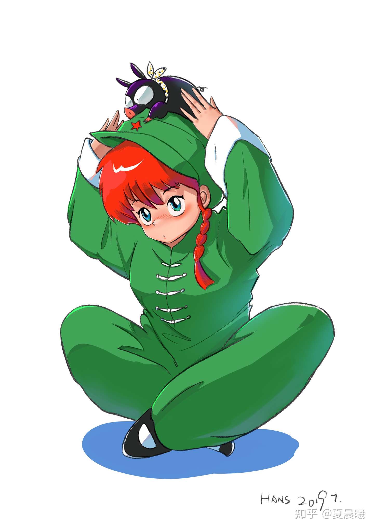 Procreate日漫上色教程 乱马1 2 知乎