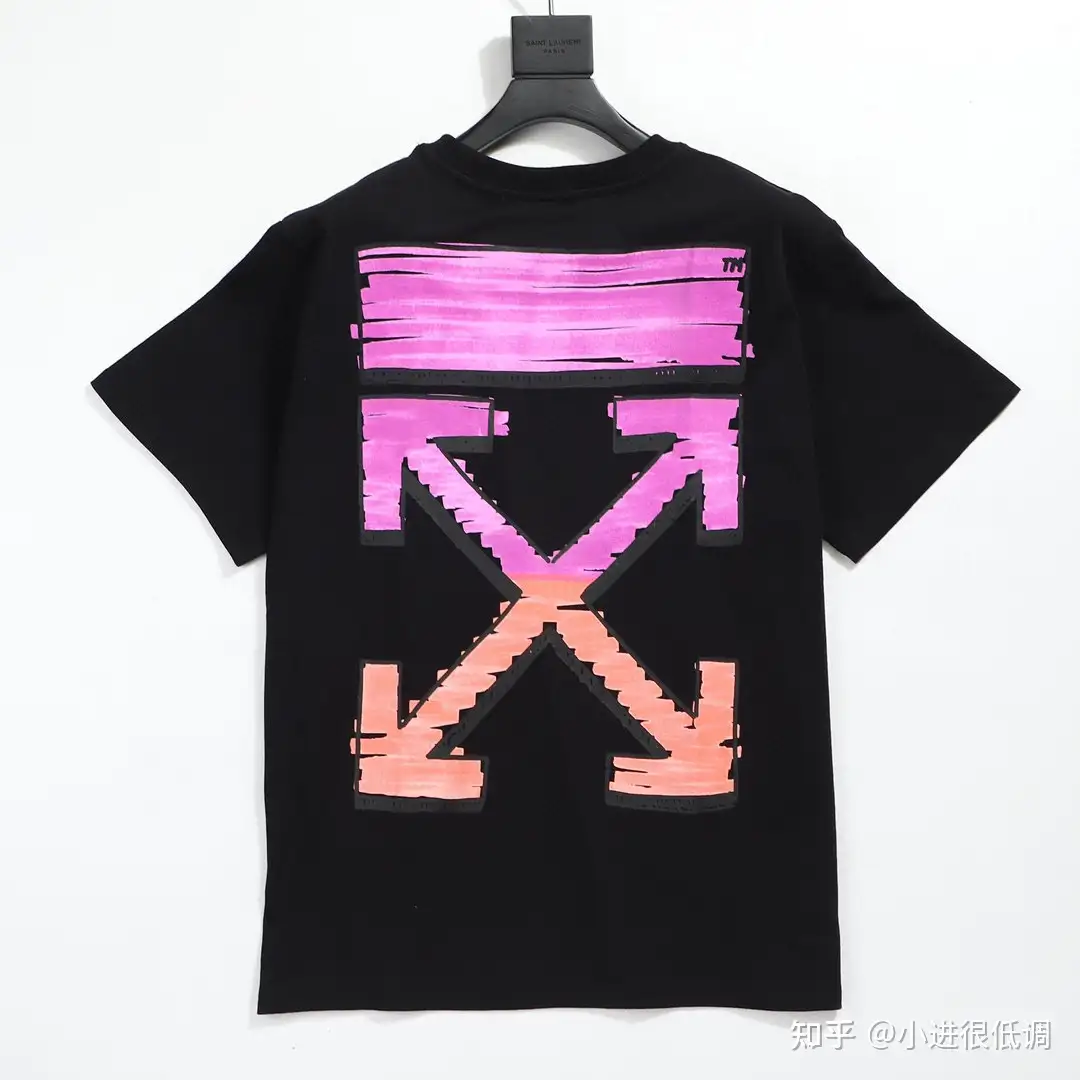 今年OW哪款最火爆？OFF WHITE 21SS 新款马克笔紫色渐变经典箭头短袖