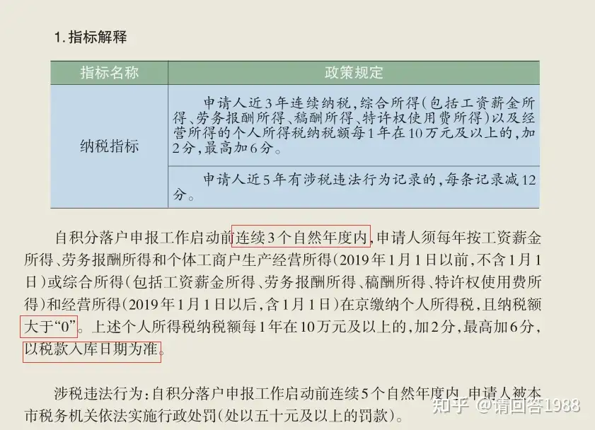 2021年北京积分落户纳税10万是怎么解读的? - 知乎