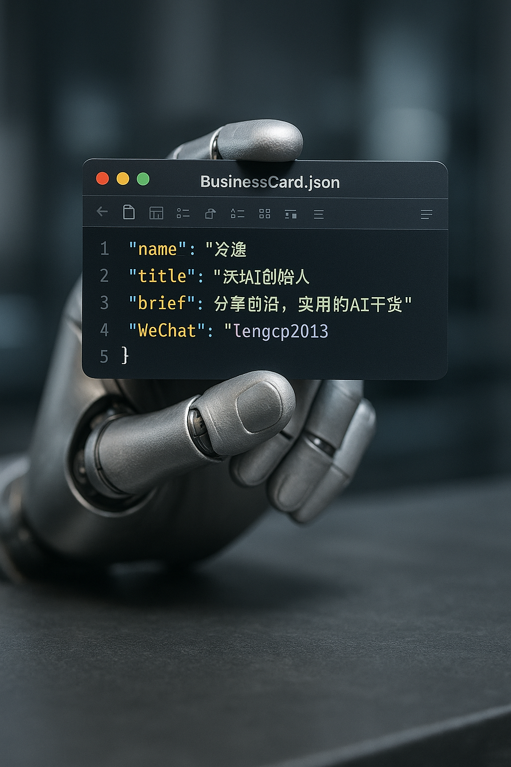 大佬都在玩的AI名片，用这个提示词轻松搞定