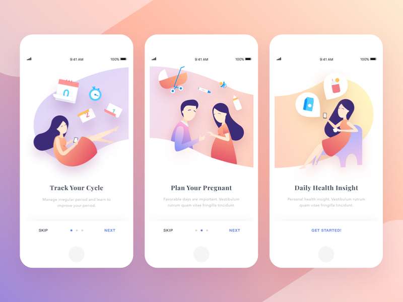 高质量 免费 商用的dribbble风插画 知乎