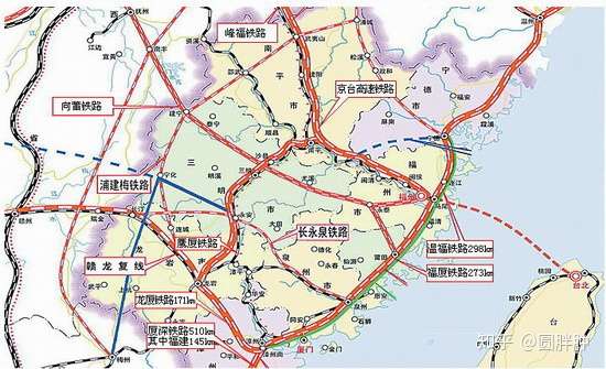 福建的铁路线建设是什么水平?