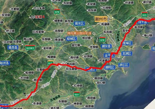 向下可以到达汕头,地理位置优越不言而喻 厦深高铁的建立,让普宁再