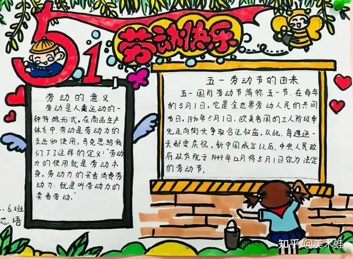 “五一”劳动节手抄报精选+素材大全（名言、谚语、古诗），快给孩子收藏吧！