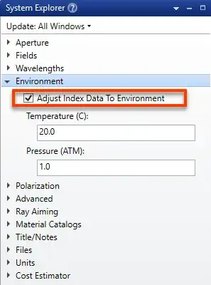 Ansys Zemax丨如何使用 OpticStudio 对热效应进行建模的图9