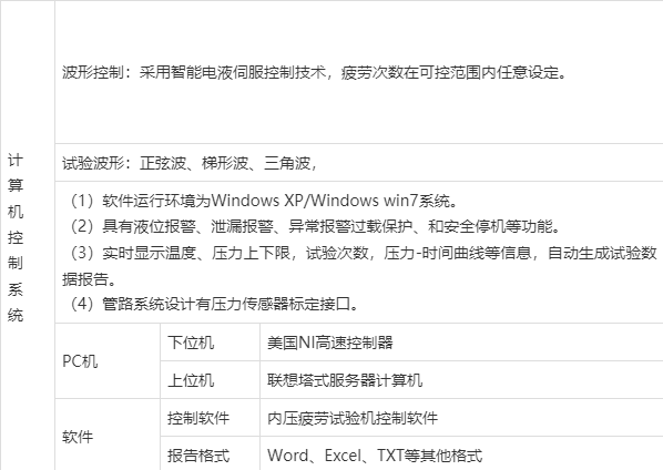 什么是内压疲劳脉冲试验机，技术参数是多少呢？(图4)