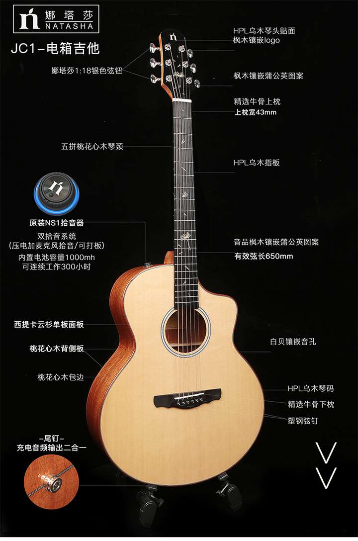 点的好看的面单吉他(不超过2000),求淘宝链接,是不是十大品牌的无所谓