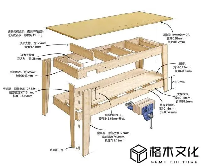 人生要有一台木工桌 只需2日 打造一台简单而坚固的木工桌 知乎