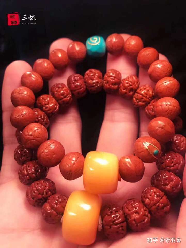 16-17的金刚菩提配多大的珠子/面包圈?