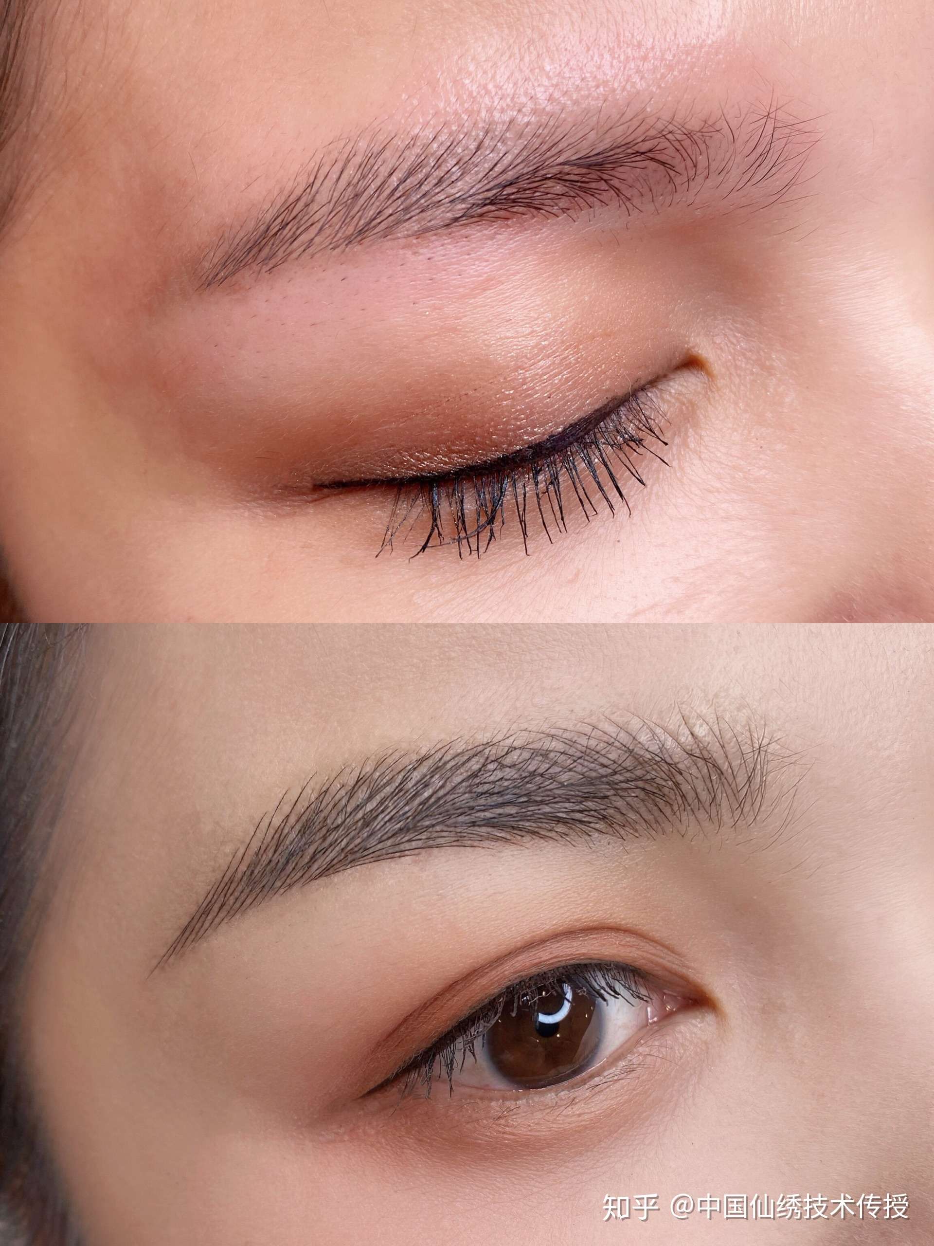 仙家班·勇闯天涯 南宁站「空针仙飘眉」教学作品…半永久纹绣零基础