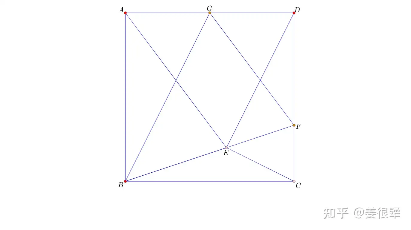面积法证明一个正方形几何问题 知乎 面积法证明一个正方形几何问题 知乎