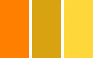 怎么用肉眼分辨柠檬黄橘黄橙黄与黄