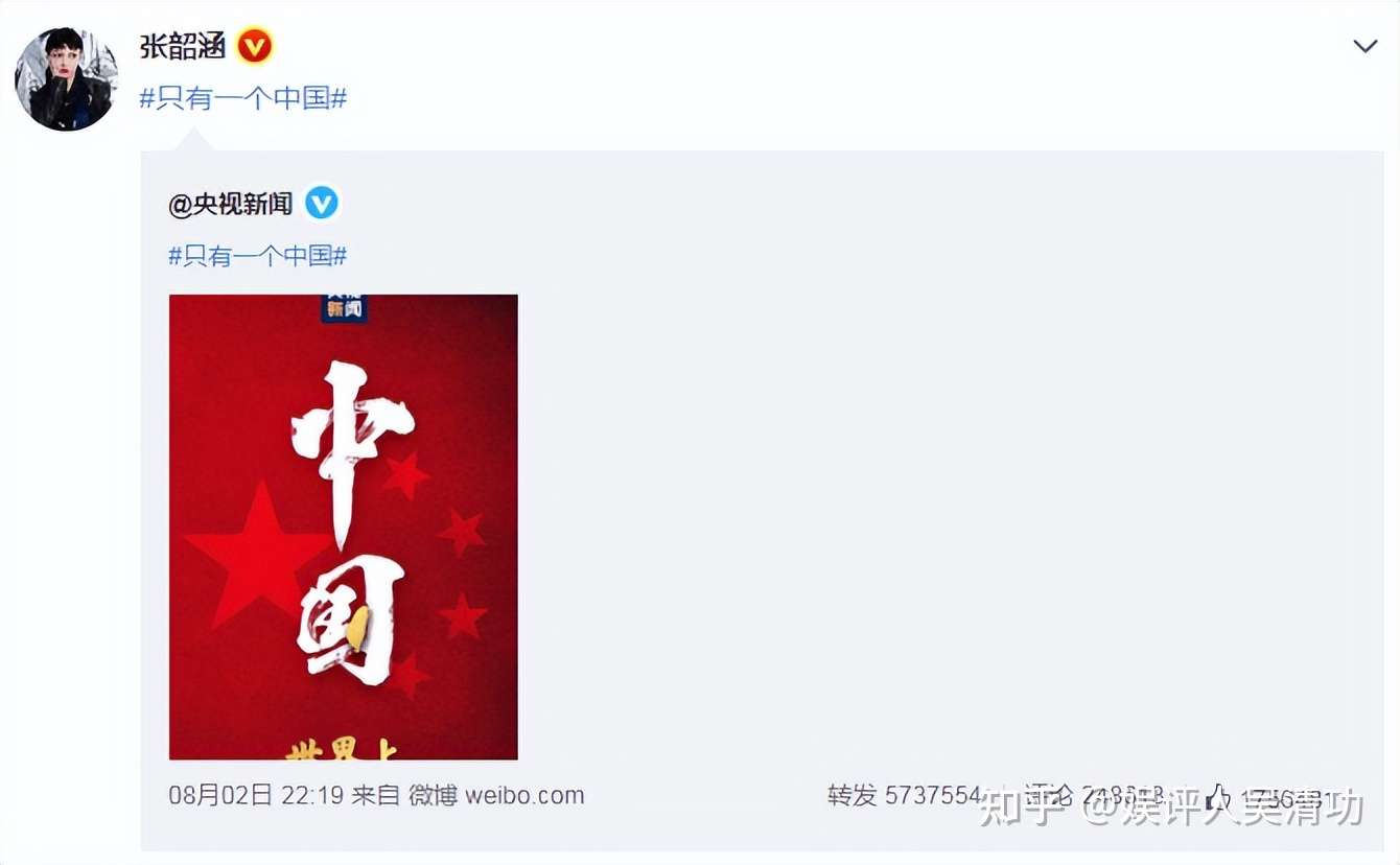王心凌 杨丞琳 张韶涵表态 只有一个中国 四大天后集体沉默 知乎