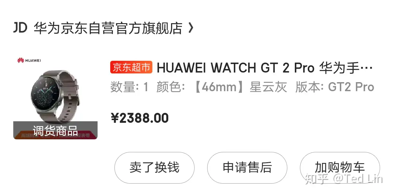 未使用輸入品HUAWEI Watch GT2 Pro-