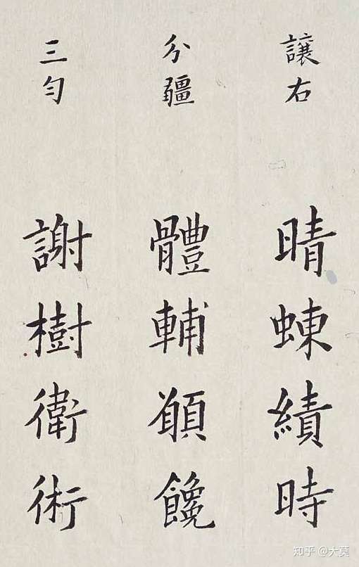 明李淳大字结构八十四法