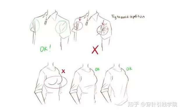 人体与衣褶如何处理?服装手绘这么学……