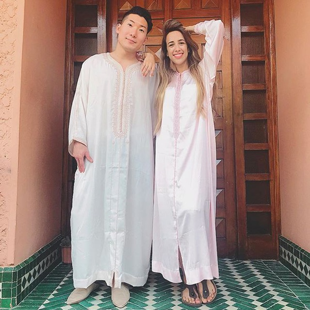 是的,中国男性和阿拉伯女性非常般配.