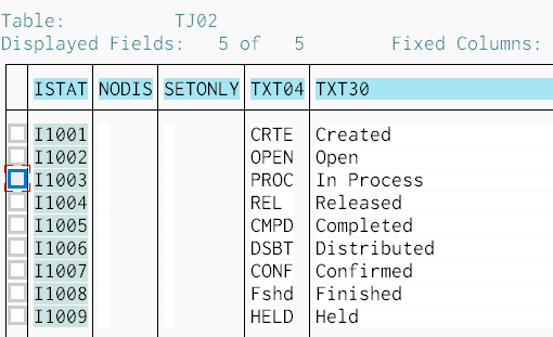 Sap Crm订单状态管理的一些重要的数据库表