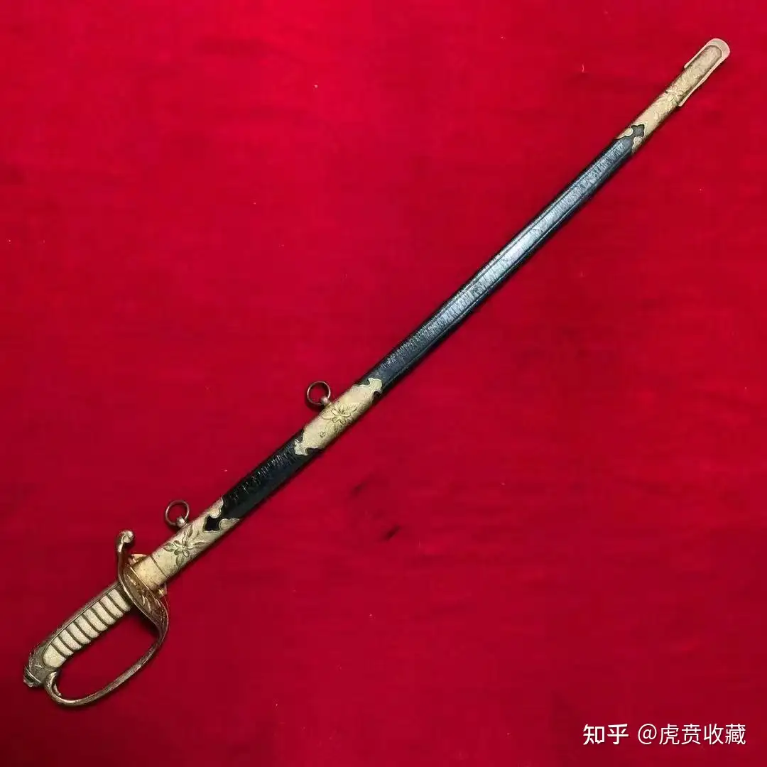 日本1883式海军军官指挥刀（二战日本海军M1883指挥刀）【图片实 