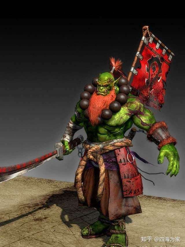 为什么魔兽争霸里面剑圣背后要插3个旗子? - 知乎