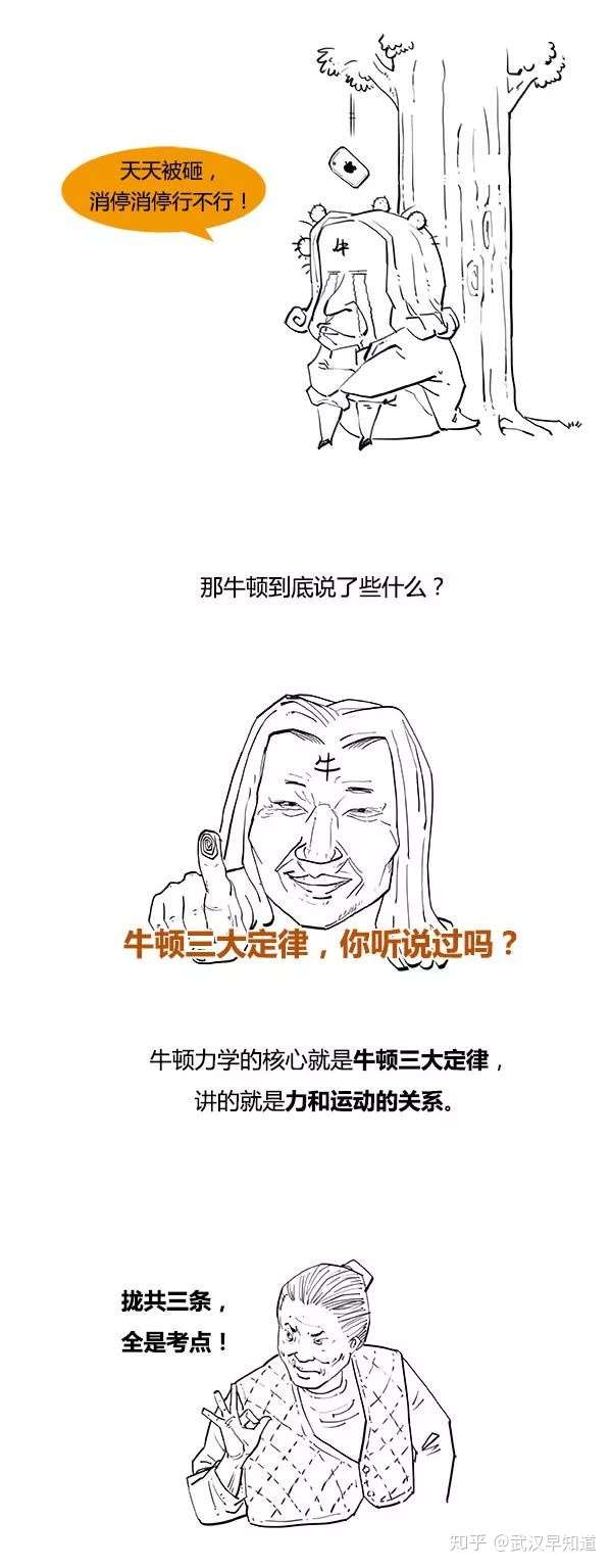 漫画学习法 原来物理牛顿三定律这么简单 知乎