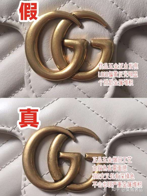 gucci邮差包真假辨别图片