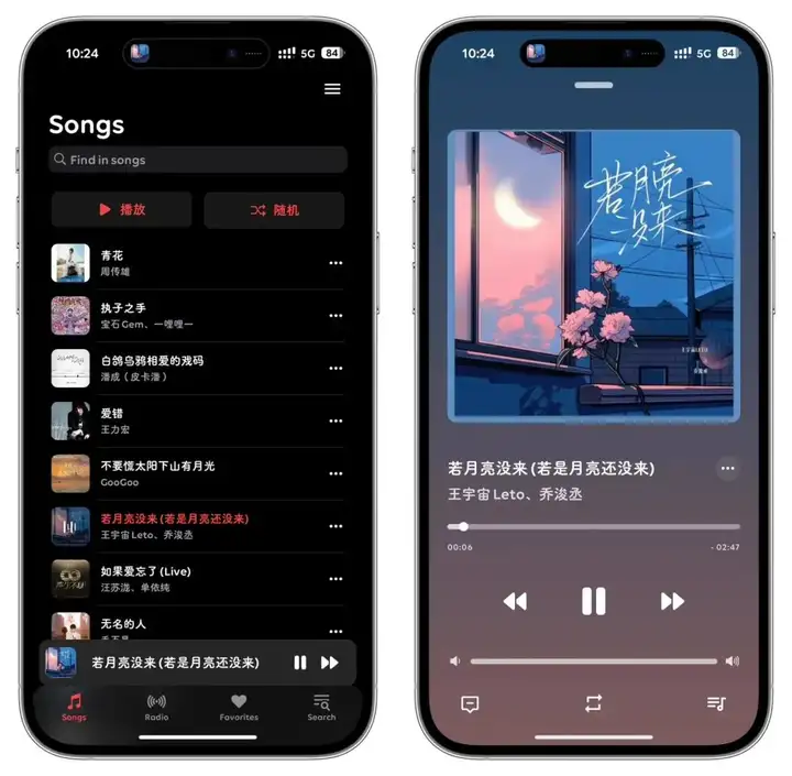 【苹果】iOS苹果免费听歌软件APP - Music Player-山海之花 - 宝藏星球屋