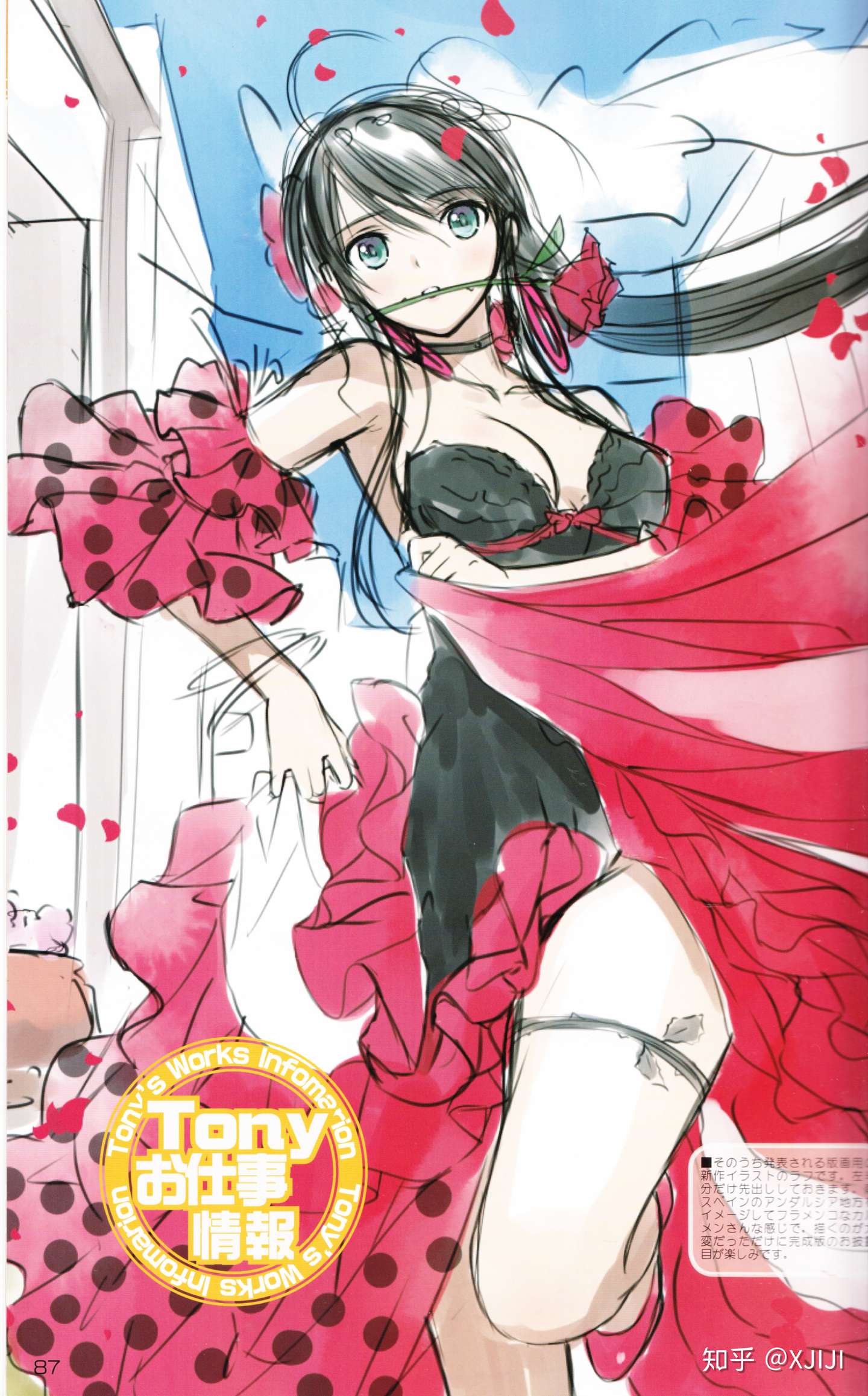 梦中的玫瑰女郎 Tony大神 安达卢西亚之红 挂画评测 知乎