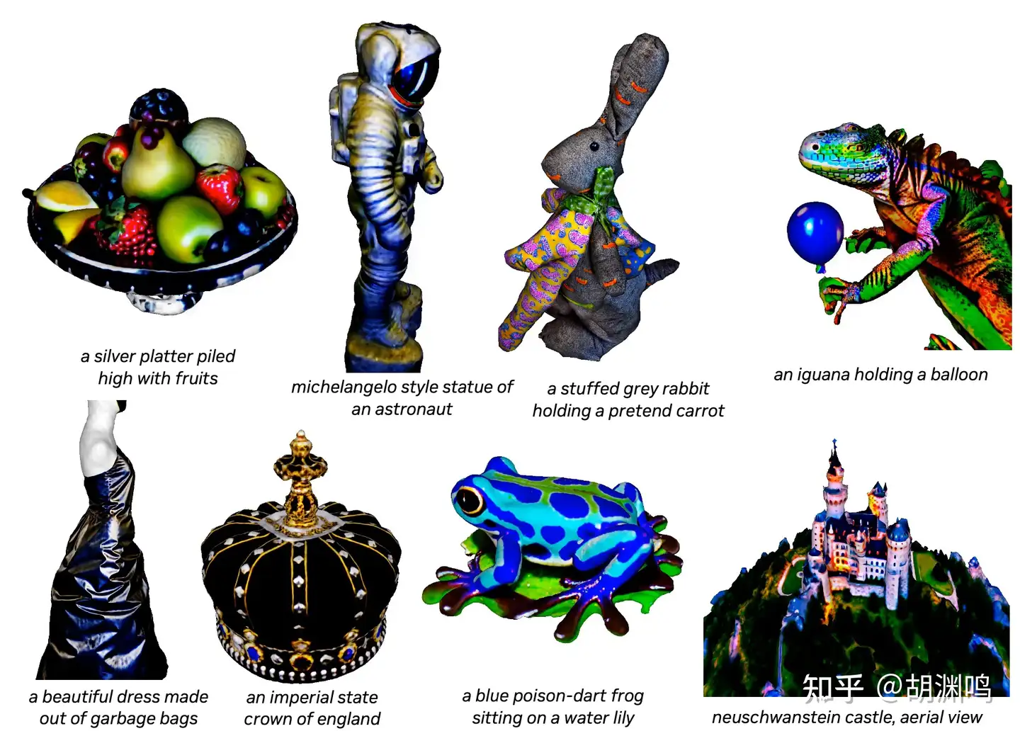 Magic3D 从 text 生成的 3D 模型