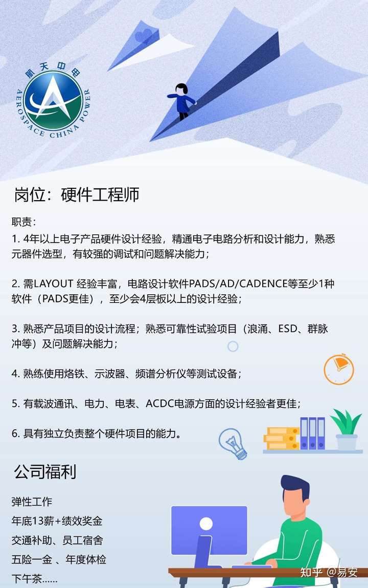 招聘岗位 有资源的看下面 硬件工程师工资年薪20万起 嵌入示软件工程