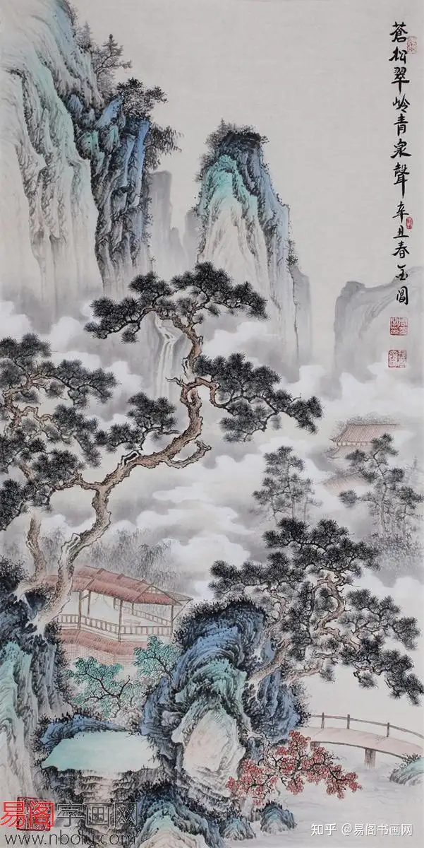 笔落千岩秀，墨成气韵生，国画大师周金阊作品赏析- 知乎