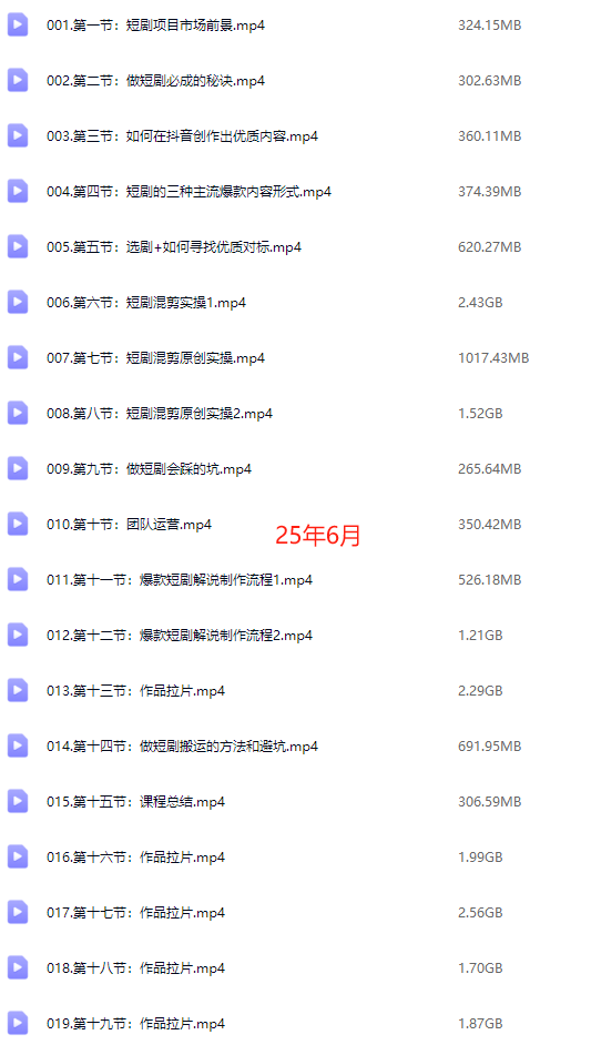 图片[4]-咪课文化-短剧项目淘金计划第四期2025年6月(价值9980元)_-每日必学网
