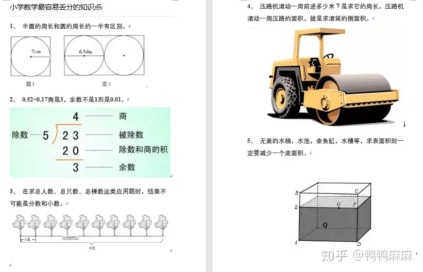 小升初必备 小学数学公式大全 应用题解题宝典 易错知识点整理 超全 知乎