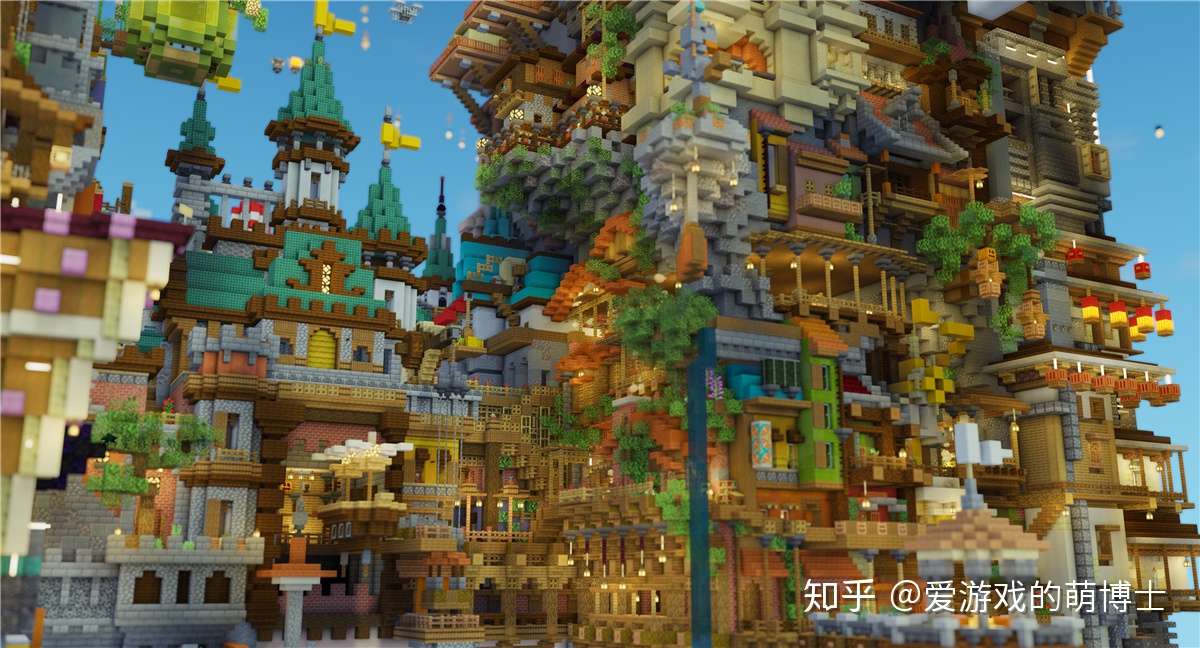 不可思议 玩家们在 我的世界 中打造了一座违章九龙城寨 知乎