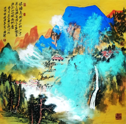 李泽钰拜师国画大家崔如琢先生